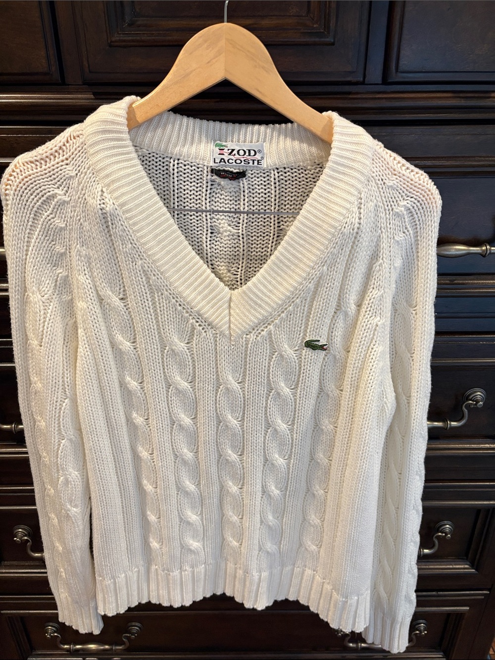 Izod Lacoste Cream Cable